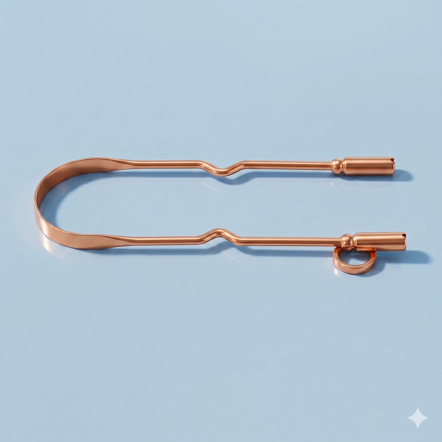 Pure Copper Tongue Scraper
