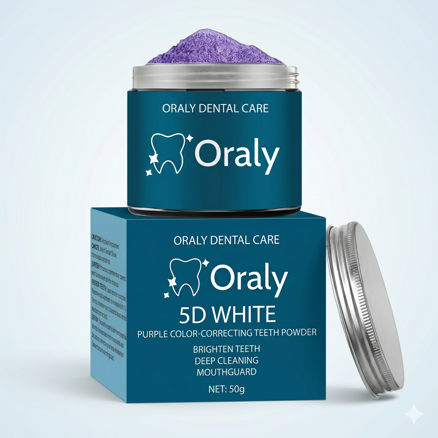 Purple Teeth Whitening Powder