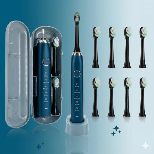 Sonic Electric Toothbrush With 4 Brush Head