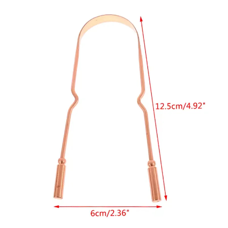 Pure Copper Tongue Scraper